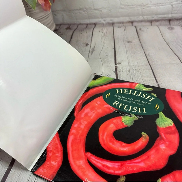 vintage hellish relish cookbook 1994 salsas and dips from new mexico southwest - Picture 3 of 9